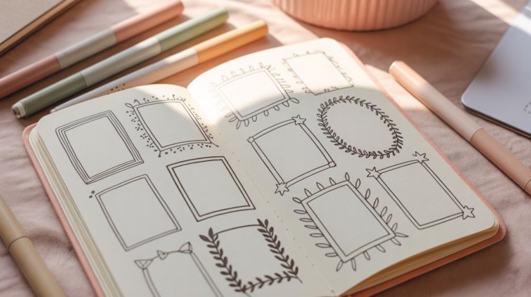 10 simple frame doodle ideas you must try