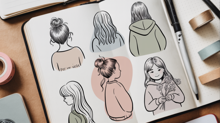 10 easy girl drawing ideas you can draw today