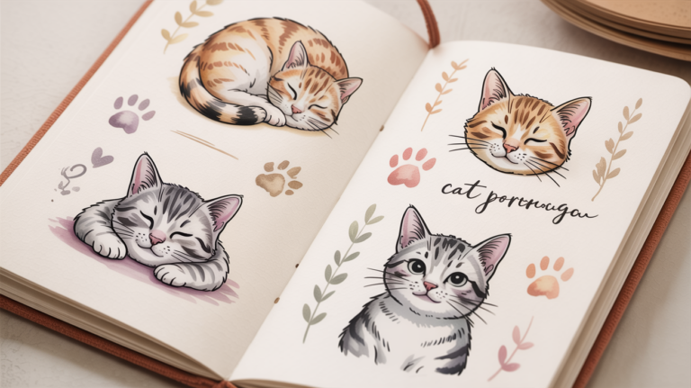 10 cat  watercolor ideas