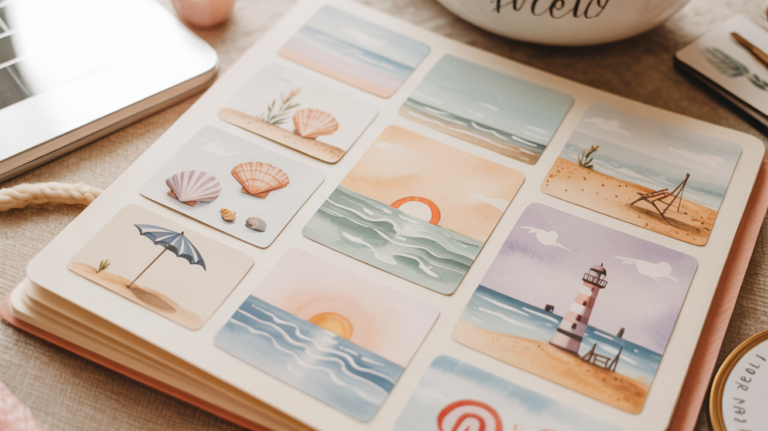 10 easy beach watercolor ideas