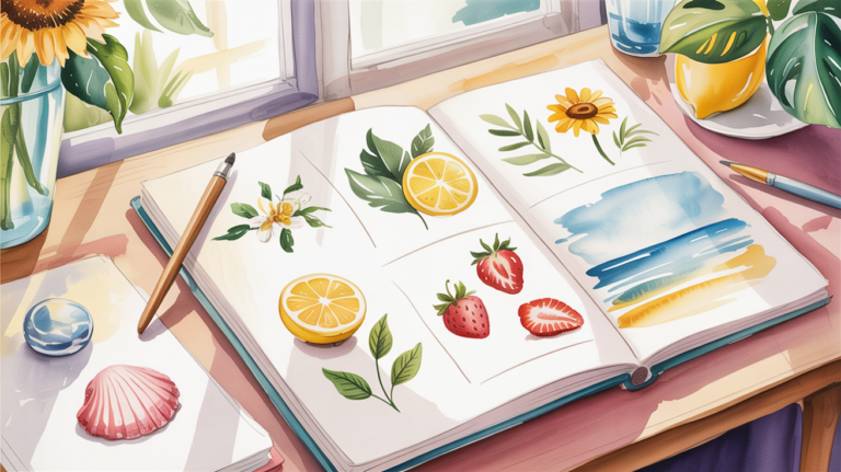10 easy summer watercolor ideas