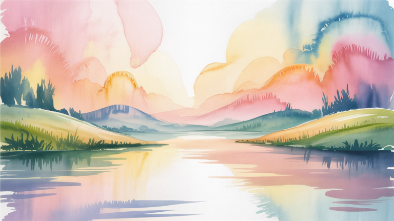 10 easy landscape watercolor ideas